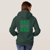 Pull À Capuche Sweatshirt RESIST Greenpeace Power (Dos entier)