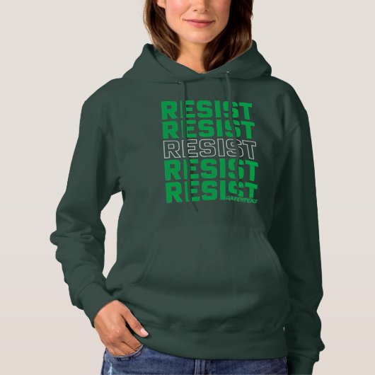 Pull À Capuche Sweatshirt RESIST Greenpeace Power (Devant)
