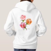 Pull À Capuche sweatshirt rose Bud (Dos)
