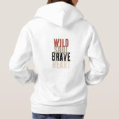 Pull À Capuche Sweatshirt Tribal Queen Wild Soul (Dos)