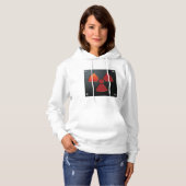Pull À Capuche Symbole d'avertissement de radiation Panneau métal (Devant entier)