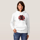 Pull À Capuche Symbole de beauté Kanji Calligraphie japonaise (Devant entier)