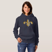 Pull À Capuche Symbole de Fleur de Lis (Devant entier)