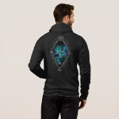 Pull À Capuche Symbole de la constellation de la Virgo et du Zodi (Dos entier)