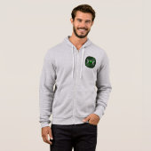 Pull À Capuche symbole de lune de déesse (Devant entier)