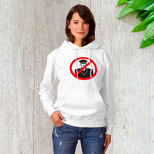 Pull À Capuche Symbole interdit de chauffeur Avertissement drôle