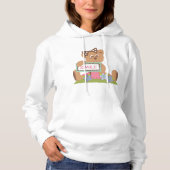 Pull À Capuche Symbole Teddy Bear with Bow Holding Smile (Devant)