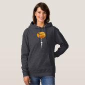 Pull À Capuche Système solaire minimal (Devant entier)