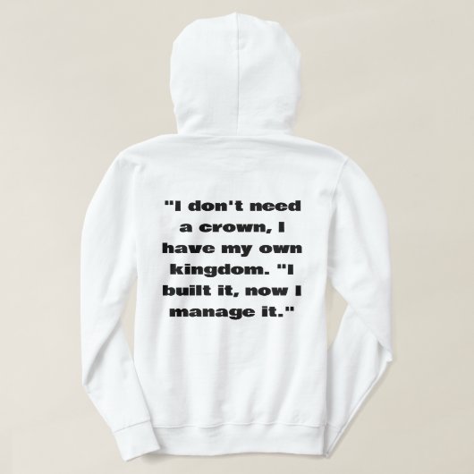 Pull À Capuche T-Shirt (Design dos)
