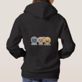 Pull À Capuche T-shirt à capuche Humeurs Café D'abord (Dos)