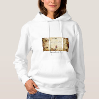 Pull À Capuche T-shirt à capuche pour femmes 'La foi, pas la vue'