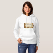 Pull À Capuche T-shirt à capuche pour femmes 'La foi, pas la vue' (Devant entier)