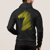 Pull À Capuche T-shirt à l'effigie d'une tête de cheval abstraite (Dos)