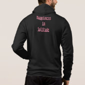 Pull À Capuche T-Shirt Bonheur en Solitude (Dos)