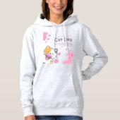 Pull À Capuche T-shirt chat femme (Devant)