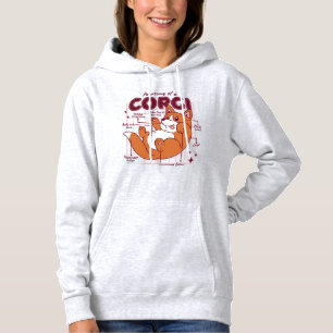 Pull À Capuche T-shirt CORGI ANATOMY