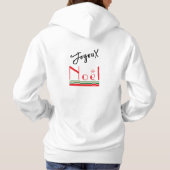 Pull À Capuche T-Shirt de Noël aléatoire Joyoux Noel (Dos)