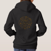 Pull À Capuche T-shirt drôle de jeu de mots sur le café (Dos)