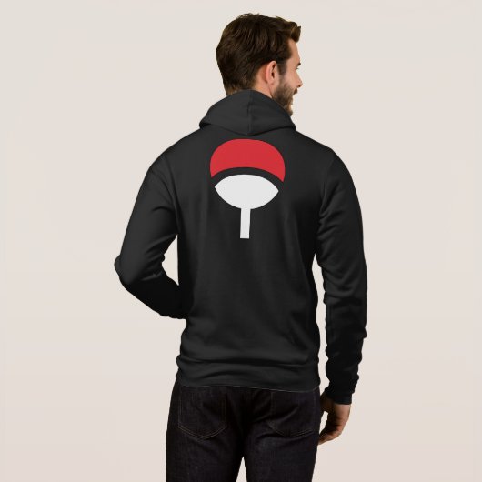 Pull À Capuche T-shirt d'Uchiha (Dos entier)