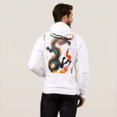 Pull À Capuche T-Shirt Epic Dragon Design : Libérez Votre Fir Int (Dos entier)