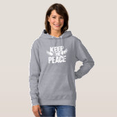 Pull À Capuche T-Shirt GARDER LA PAIX (Devant entier)