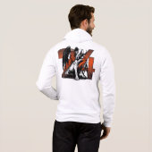Pull À Capuche T-Shirt Graphique 24 Hard Lines — Démon Déchu (Dos entier)