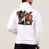 Pull À Capuche T-Shirt Graphique 24 Hard Lines — Démon Déchu (Dos)