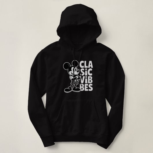 Pull À Capuche T-shirt graphique Classic Vibes, Souris de dessin (Design devant)