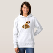 Pull À Capuche T-Shirt Graphique Moderne - Dépassement Doré Céles (Devant entier)