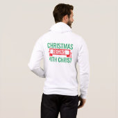 Pull À Capuche T-Shirt Noël commence avec le Christ-15523 (Dos entier)