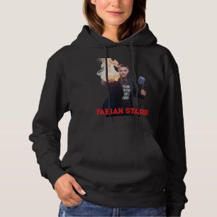 Pull À Capuche T-shirt noir "Brûler dans ton toucher" - Fabian St