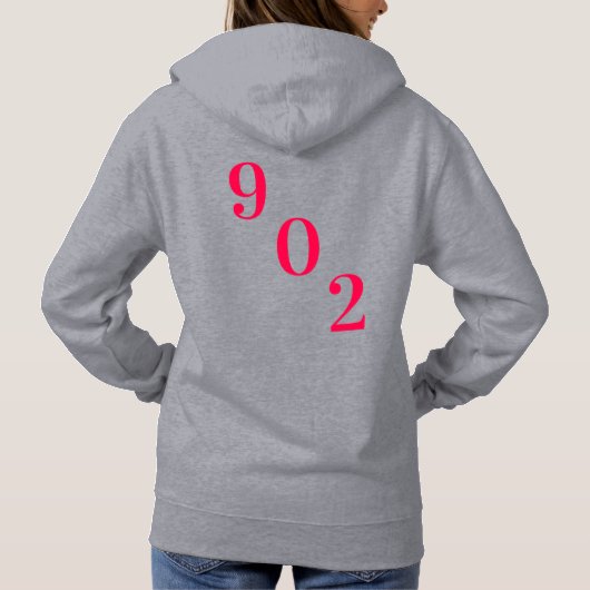 Pull À Capuche T-shirt Nouvelle-Écosse Nouvelle-Écosse 902 Sweats (Dos)