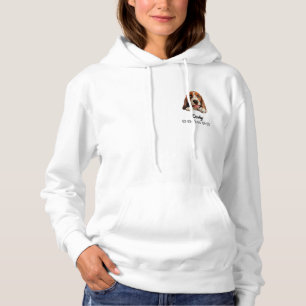 Pull À Capuche T-Shirt Personnalisé Chien Basset Hound