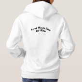 Pull À Capuche T-shirt pour maman de chat Maine Coon fière IV (Dos)