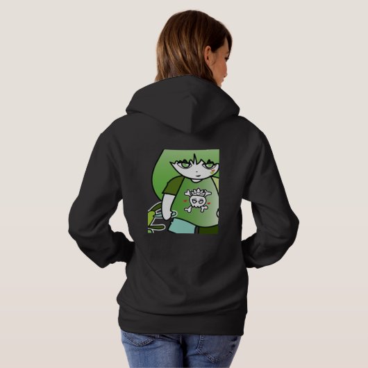 Pull À Capuche T-shirt princesse (Dos entier)