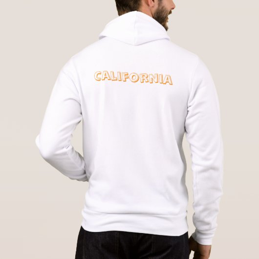 Pull À Capuche T-shirt République de Californie (Dos)