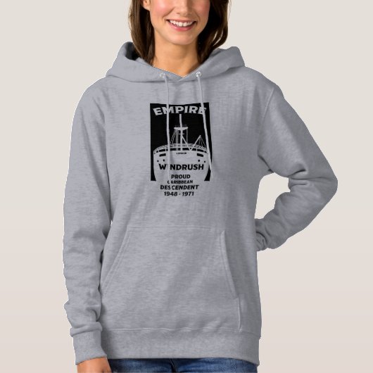 Pull À Capuche T-shirt Windrush Génération (Devant)