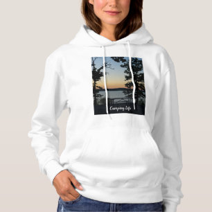 Pull À Capuche Table Rock Silhouette Coucher de soleil Camping Sw