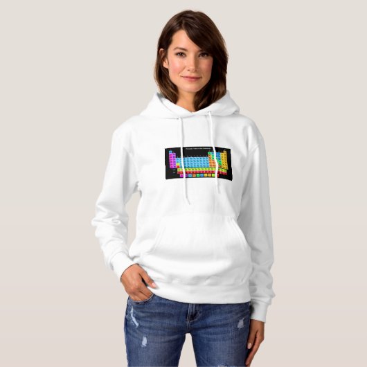 Pull À Capuche Tableau périodique (Devant entier)