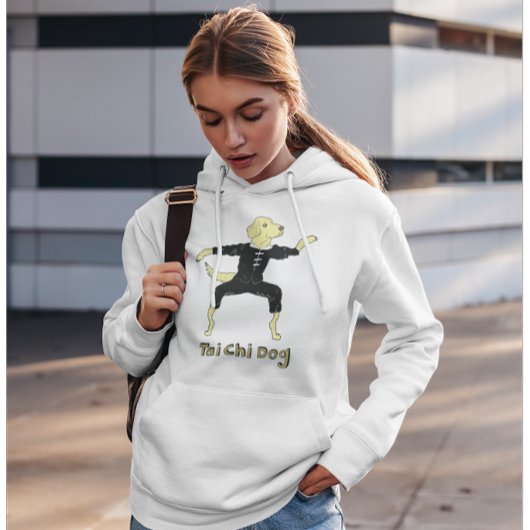 Pull À Capuche Tai Chi Dog Golden Labrador jaune labo