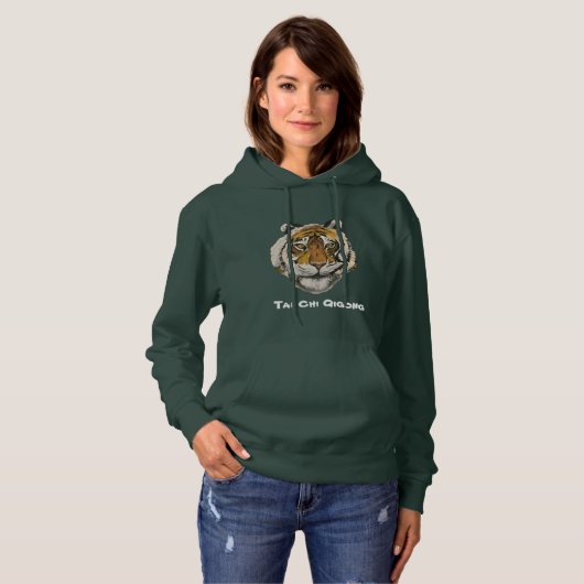 Pull À Capuche Tai Chi Qigong Sweatshirt (Devant entier)