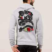 Pull À Capuche Tattoo dragon (Dos)