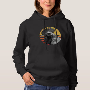 Pull À Capuche Téléphone poulet vintage Retro Sunset