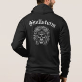 Pull À Capuche Tempête de crâne (Dos)