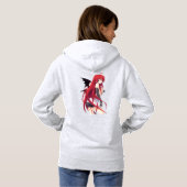 Pull À Capuche Tenue d'hiver Anime Santa Diva - T-Shirt (Dos entier)