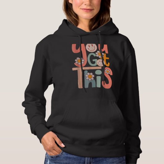 Pull À Capuche Test de motivation Jour Enseignant Étudiant Vous A (Devant)