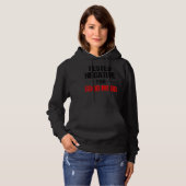 Pull À Capuche Testé Négatif Pour Bonne Humeur Grumpy People Cita (Devant entier)