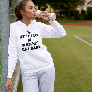 Pull À Capuche Texte noir et blanc personnalisé pour amateur de c