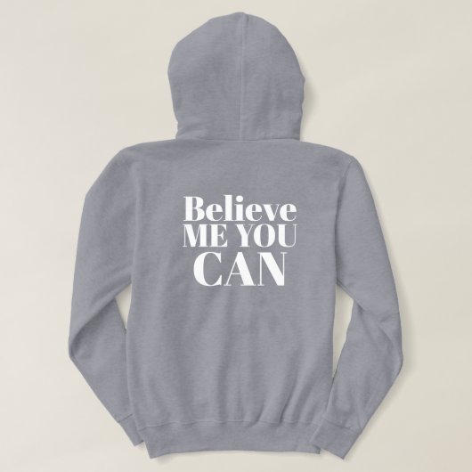Pull À Capuche Texte Personnalisé Design Moderne Minimal Femmes G (Design dos)