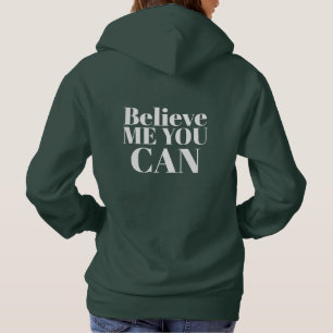 Pull À Capuche Texte Personnalisé Design Moderne Minimal Femmes V